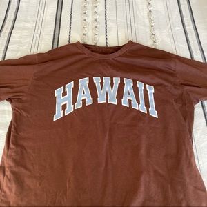 Shein Brown Hawaii shirt